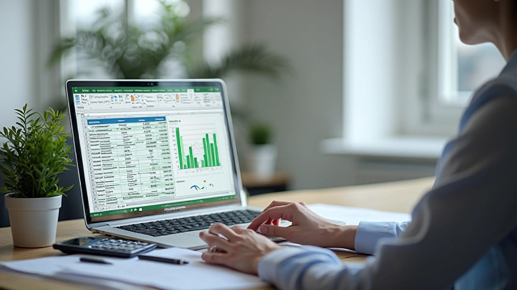 Professionelle Datenpräsentation mit Diagrammen und visuellen Elementen auf Präsentationsbildschirm