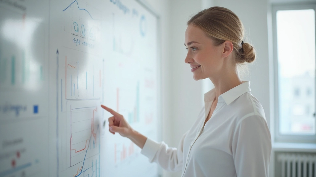 Statistiker erklärt Verteilungskonzepte mit Charts und Diagrammen