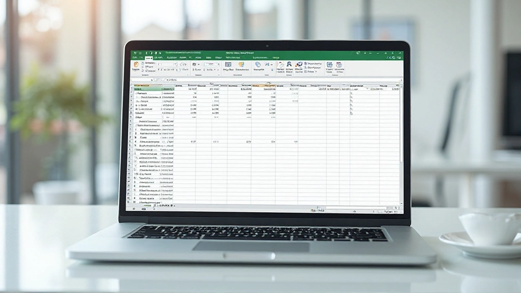 Excel-Arbeitsblatt mit Datenanalyse-Funktionen